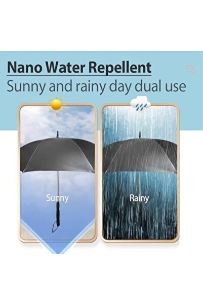 Generic 3-in-1 Cooling Umbrella with Built-in Fan & Mist Sprayer, UV Protection Sun Umbrella for Outdoor Use