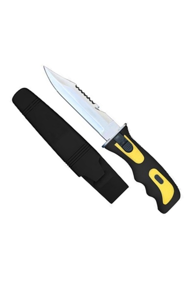 SGTT Fishing knife, total length 25 cm, plastic protective sheath