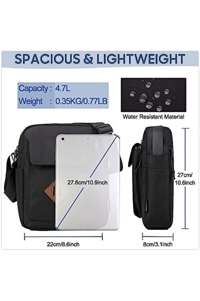 VASCHY Small Messenger Bag, Lightweight Casual Crossbody Sling Shoulder Side Bag for Men Women for W