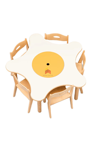 Home Decor Star Shaped Table With Storage