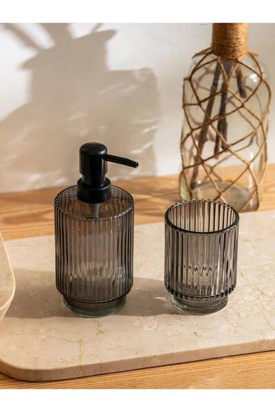 LC Waikiki Lcw 2 Piece Glass Bathroom Set (W5)