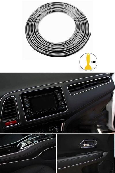 Kitchen Dream شريط كروم مناسب للجيل الجديد من السيارة، شريط حبل معدني مطلي با...