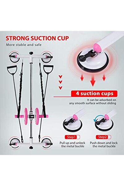 Generic Multifunctional 6-in-1 AB Roller Wheel Set Training Equipment