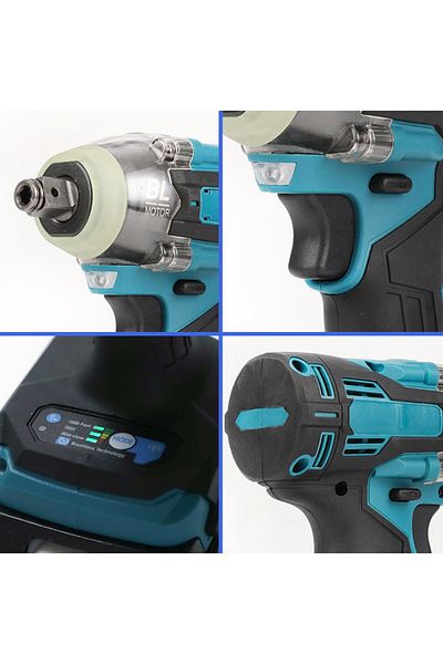 Tradeo 18V Cordless Impact Driver Kit with 2 Lithium Batteries, Charger, 17 Bits and Accessories