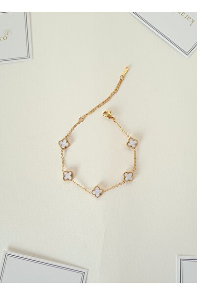 Karanfil Co سوار من الفولاذ باللون الذهبي صغير الحجم للجنسين