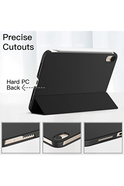 OEM IPad Mini (A17 Pro, 2024 model, 7th generation) / Mini 6 (2021 model, 6th generation) case, (Black)