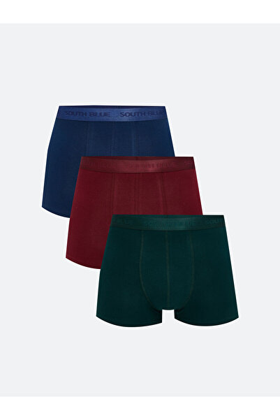 LC Waikiki Standard Fit Cotton Flexible Ανδρικό Boxer 3 τεμαχίων