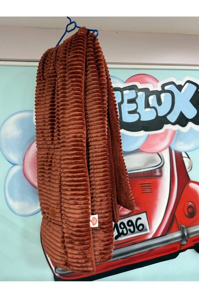 Cotton Box Wave Double Quilt (195X215 cm) - Gray