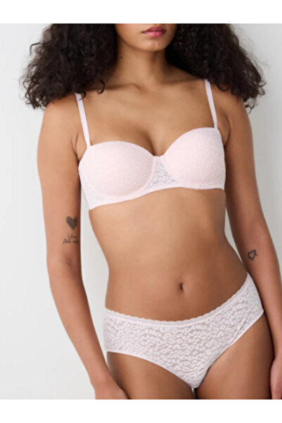 Ersa Bloom Lace Dantel Pembe Sütyen