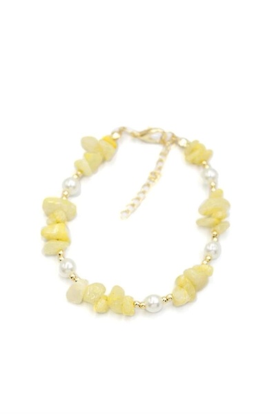 YenisiniAl سوار من الخرز - أصفر