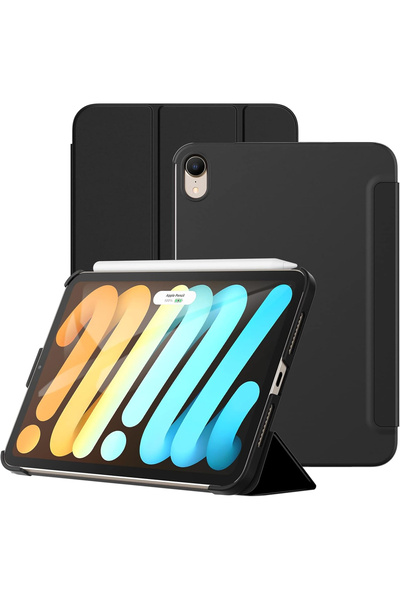 OEM IPad Mini (A17 Pro, 2024 model, 7th generation) / Mini 6 (2021 model, 6th generation) case, (Black)