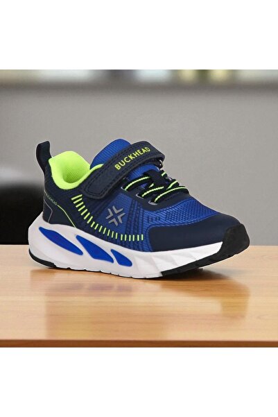 BUCKHEAD Children's Lighted Flex Foam Sole Sports Shoes, Velcro Light Sneaker, Non-Slip Sole