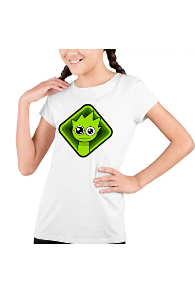 OEM Tricou Copii Fete Sprunki Lime Square