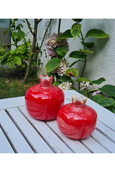 senseoftouch Nar dekor ürünü seramik el yapımı