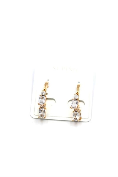 No8 Home Stone Dangle Earrings - Rose