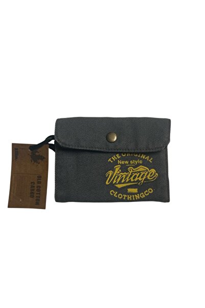 Old Cotton Vintage Shabby Unisex Vintage Design Wallet 12.5 cm X 9 cm