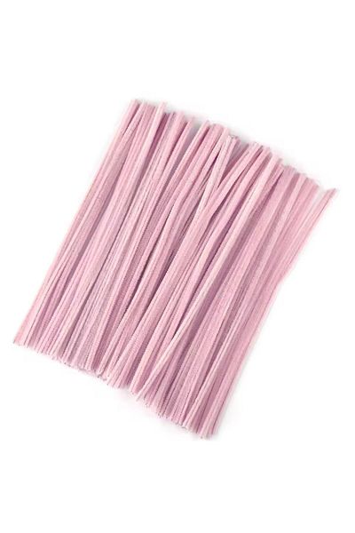 iğne izi 100S Chenille, Educational Chenille, Fuzzy Wire, Plush Wire, Velvet Chenille, Craft Material 30cm Powder