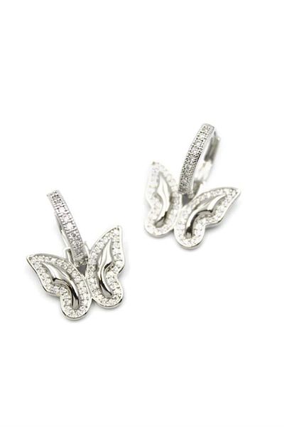 No8 Home Butterfly Earrings - Silver