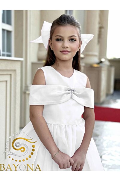 Bayona ids Prenses Model Kabarık Kız Çocuk Elbisesi 2-10 Yaş – Özel Gün & Dav...