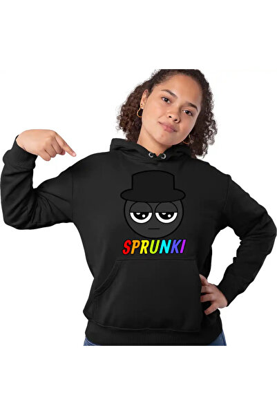 OEM Hanorac Femei Sprunki Black Music