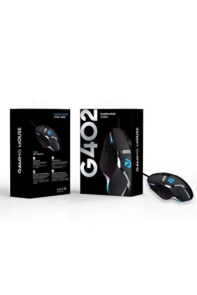 Trio G402 Gaming Mouse 7200 DPI RGB Aydınlatmalı 6 Tuşlu Kablolu Oyuncu Mouse