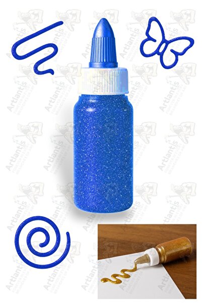 Artlantis Simli Yapıştırıcı 50 gr 1 Adet Bubu Simli Uhu 6 lı Anasınıfı Kreş S...