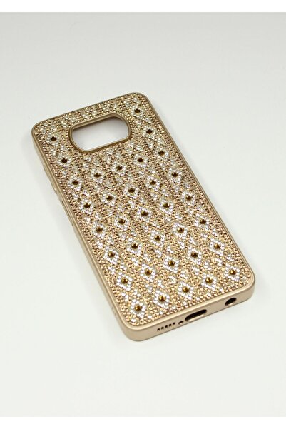 Beecover Poco X3 Pro Kılıf Taşlı Parlak Lüx Desenli Kapak