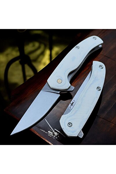 WeKnife Mini Bot Özel Kabze Kaliteli Avcı Çakı - 19 Cm - Cep Çakısı Özel Kutulu