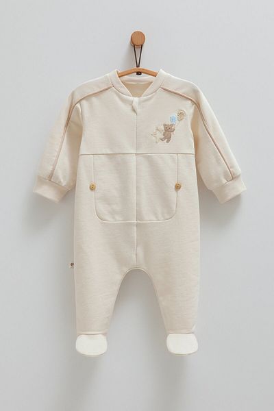 Caramell Cute Fly Jumpsuit - Stone