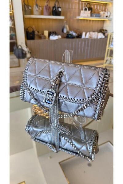 KRISTE BELL İthal Püsküllü Yumuşak Deri Uzun Askılı Çapraz Çanta