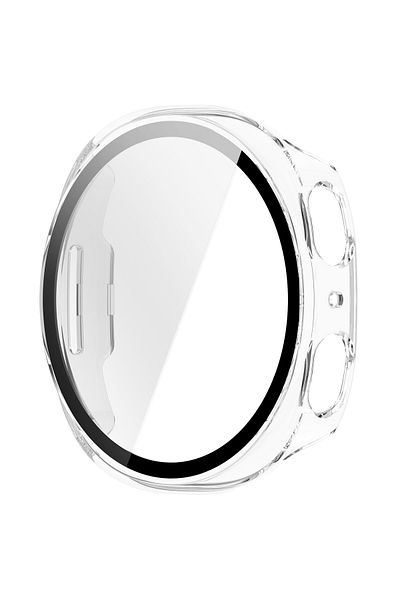 redmud teknoloji Samsung Galaxy Watch 8 44 mm Compatible Hard Pc Case and Screen Protector Case – Full Protection