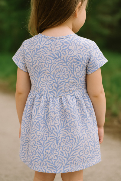 Kyex Girl's Muslin Summer Dress