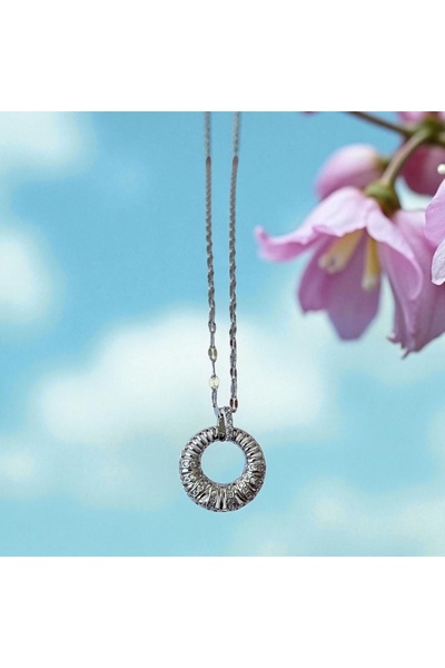İNN JEWELLERY Women's Gold Color Special Design Steel Necklace No Tarnishing (2 Years Importer Guarantee)