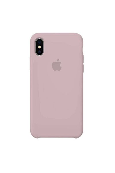 Apple Silicone Case for iPhone Xs, Pink Sand