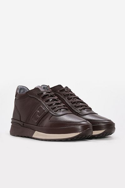 Ayakkabıhane Fur Inside Genuine Leather Brown Men's Sports Boots Ah0860011131434