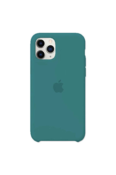 Apple Husa Silicon pentru iPhone 11 Pro Max, Pine Green