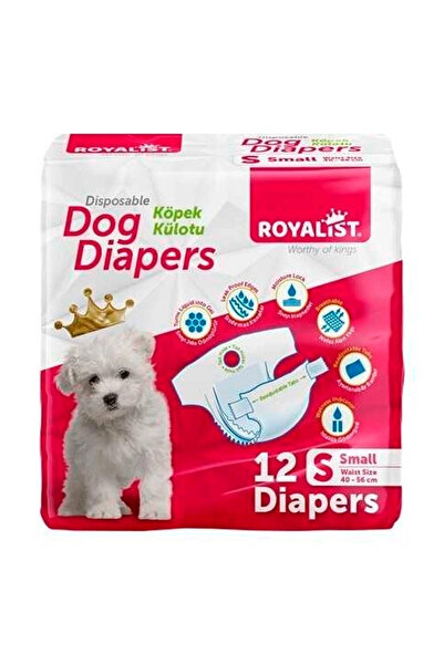 AquaHome Royalist Köpek Alt Bağlama Bezi Small 40-56 cm 12 Adet