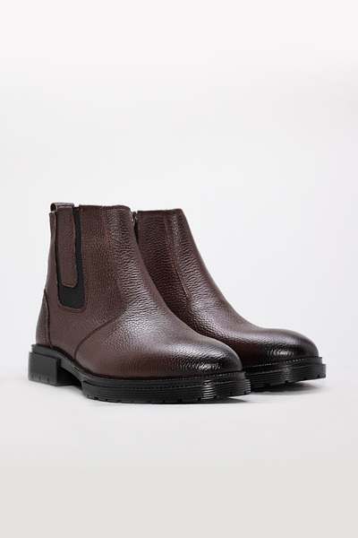 Ayakkabıhane Quality Genuine Floater Leather Brown Men's Classic Boots Ah0823419131225