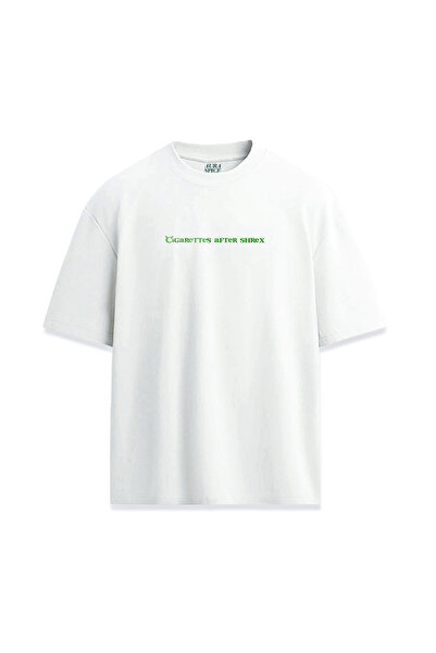 Darkia Cigs after Shrex Humorous Written Design Printed T-Shirt