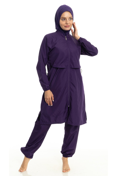 Differend Full Covered Water Repellent Quick Dry Parachute Hijab Swimsuit