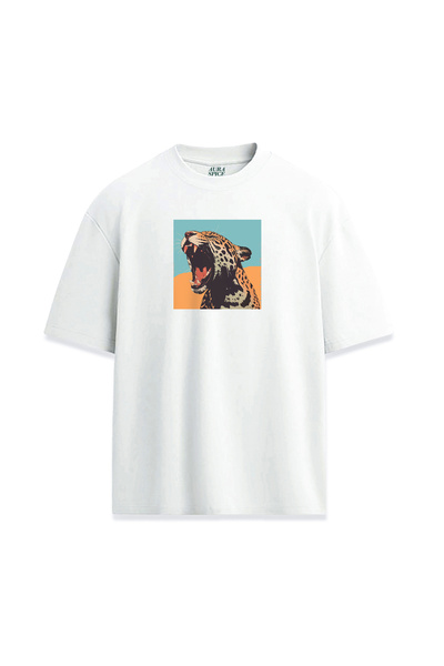 Darkia تي شيرت مريح للجنسين بتصميم مطبوع من Tiger Scream