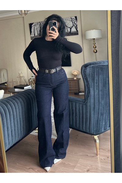 Jean Преміум висока талія Палаццо