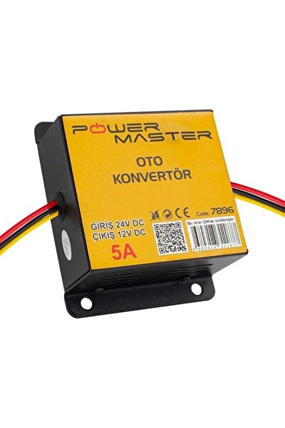 Zibox PowerMaster PM-7896 24-12 Volt 5 Amper Oto Konvertör Voltaj Düşürücü