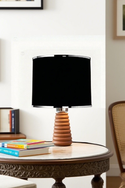 571 Store Wooden Table Lampshade Fabric Headboard Decorative Table Lamp Night Light