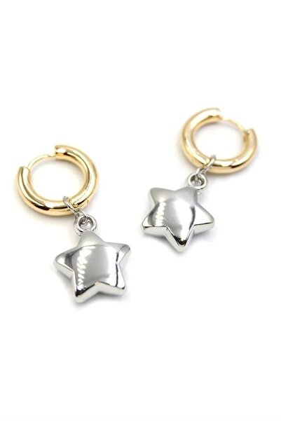 No8 Home Star Earrings - Silver