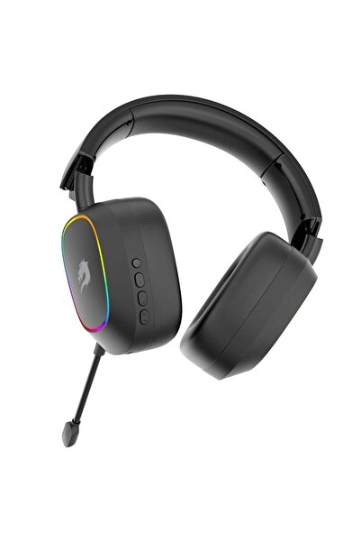 GAMEBOOSTER WBH23B Nemesis PRO RGB Wireless 2.4G+BT Siyah Kablosuz Oyuncu Kulaklığı