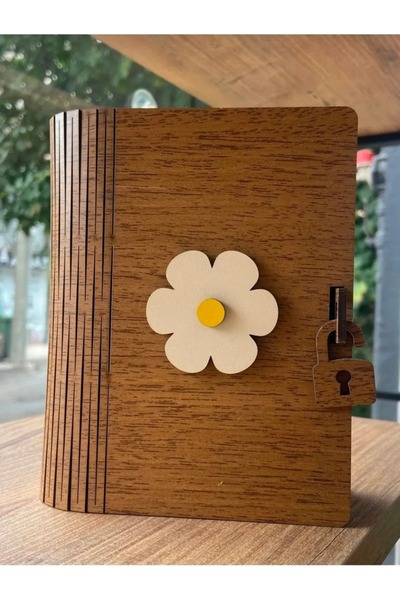 HARPİES Wooden Decorative Book Piggy Bank | 15*12 cm | Ku9006