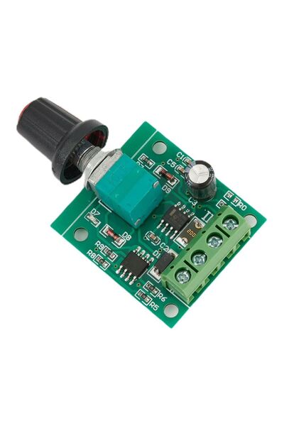 AEK-Tech PWM DC Motor Hız Ayarlayıcı 1.8V 3V 5V 6V 12V Hız Regülator Düğmesi ...