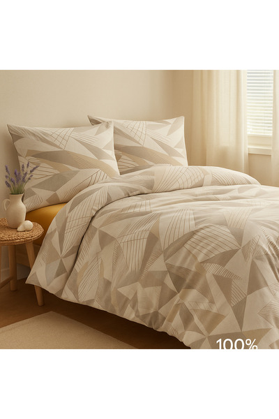 Evimcim 100% Cotton Ranforce Single Quilted Duvet Cover Set (Gift Boxed)