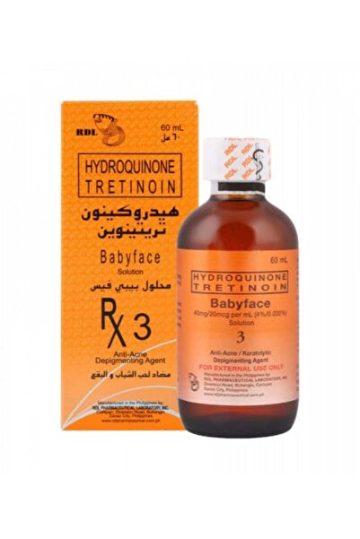 RDL محلول هيدروكينون تريتينوين لوجه الطفل RX3